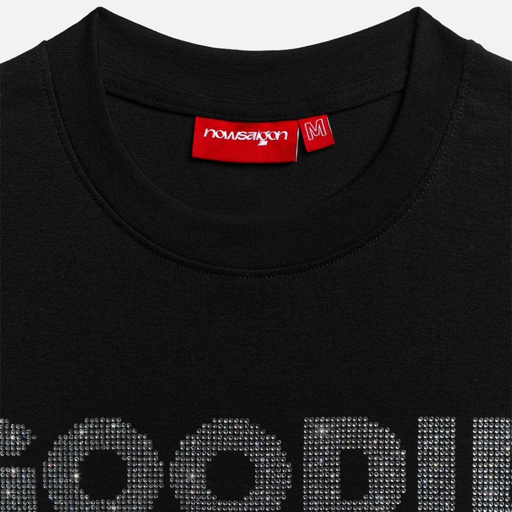 Now Saigon Rhinestone Goodie Baby Tee