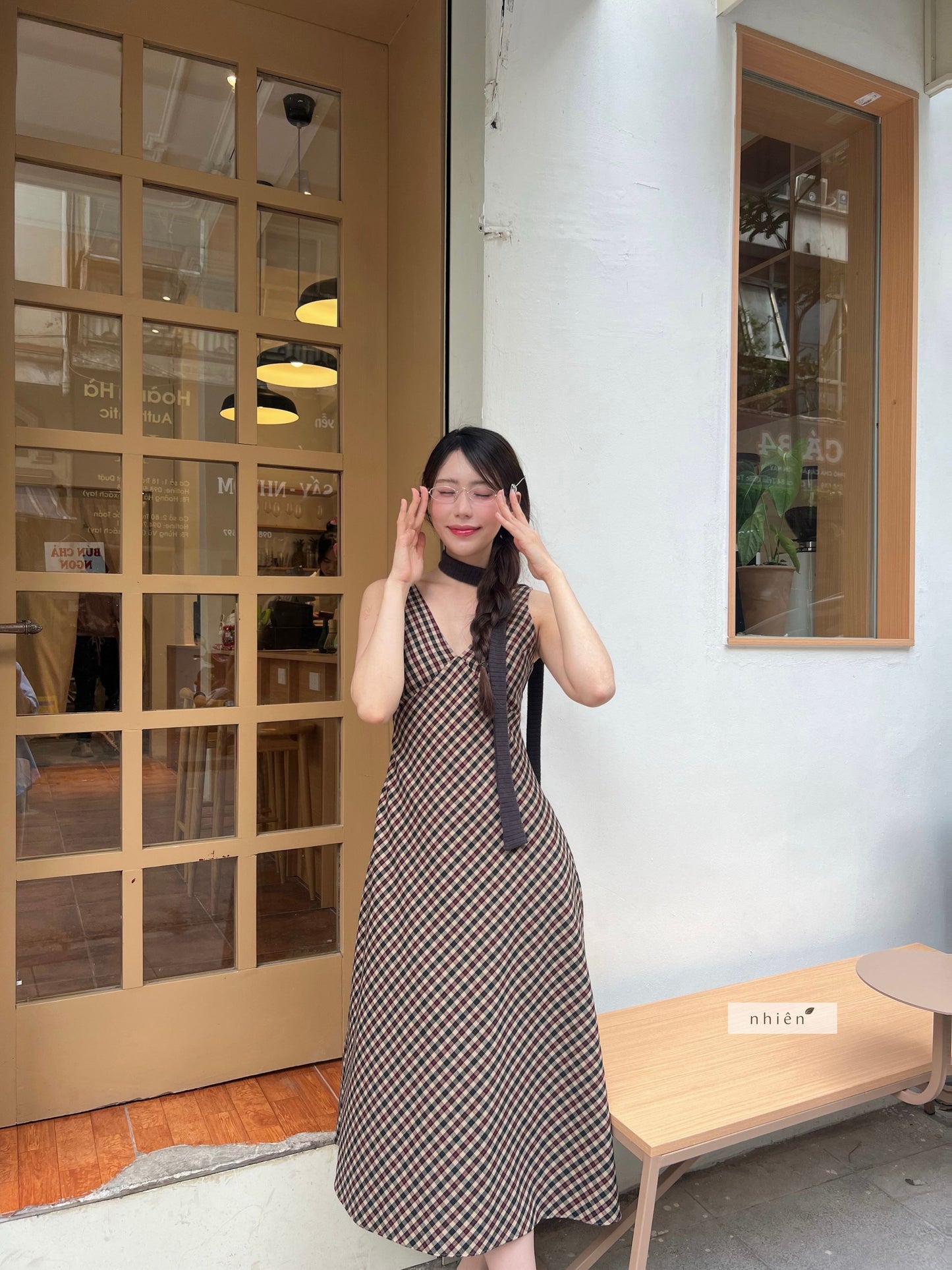 Nhiên Vintage Maxi Dress