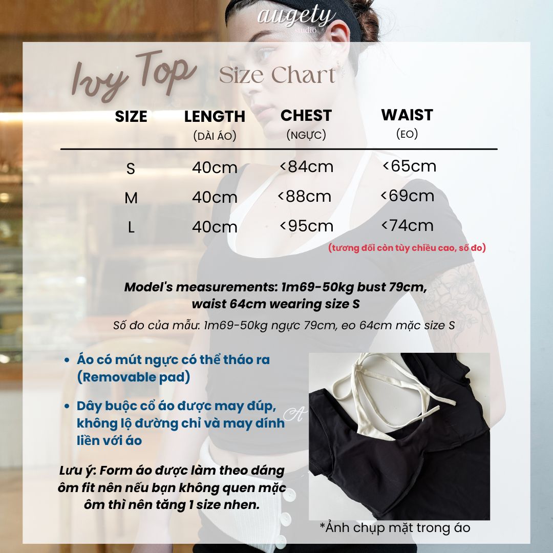 Augety.St Ivy Top (Ready to ship)