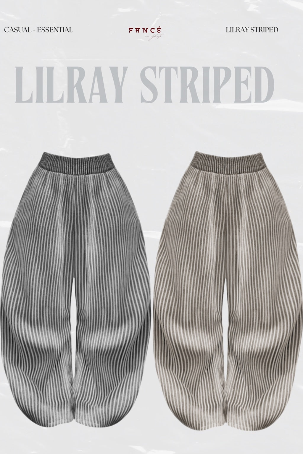 The Fance Lilray Striped Pants