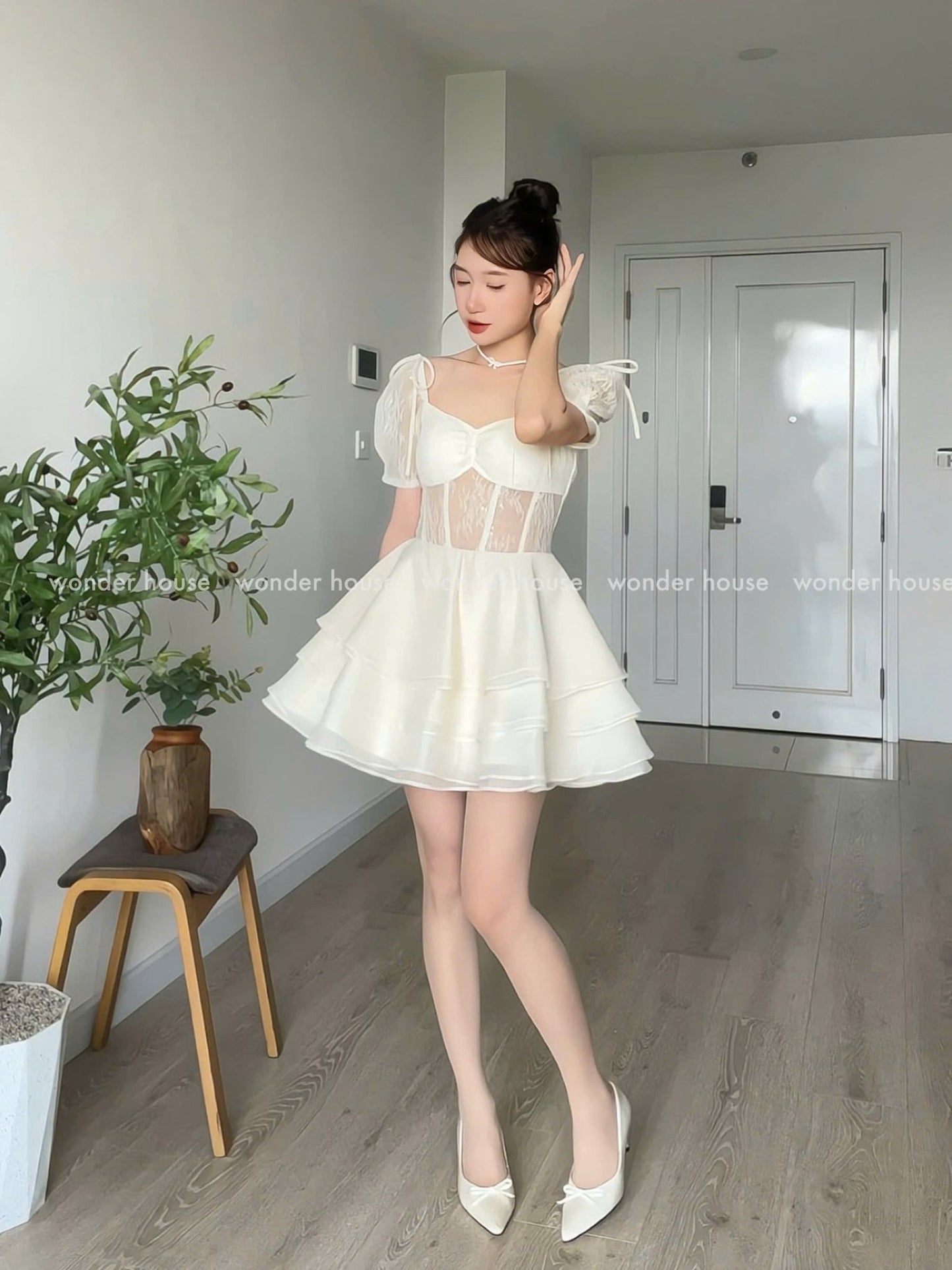 Wonderhouse Bowtie Dress (Pre-order)