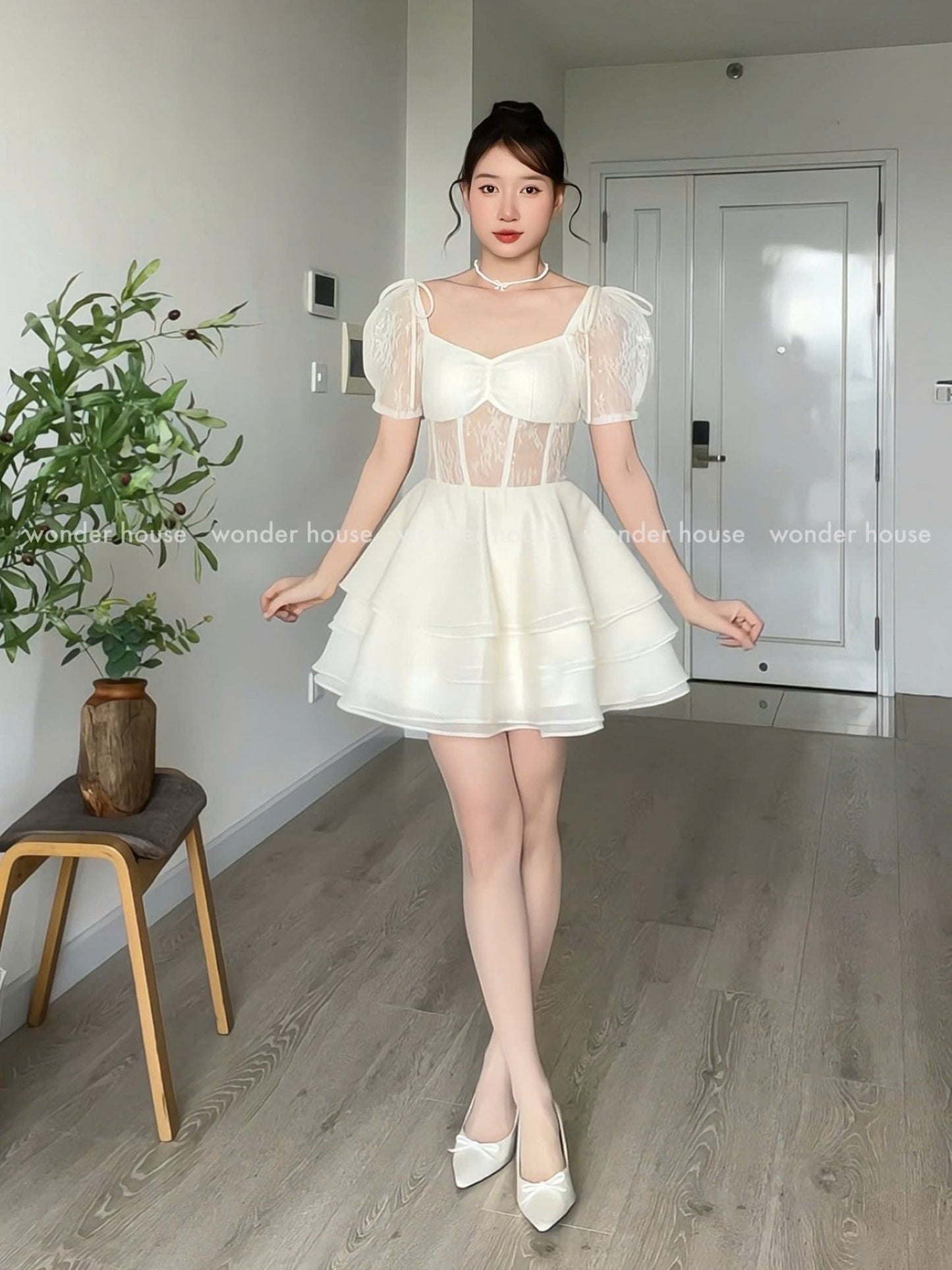 Wonderhouse Bowtie Dress (Pre-order)
