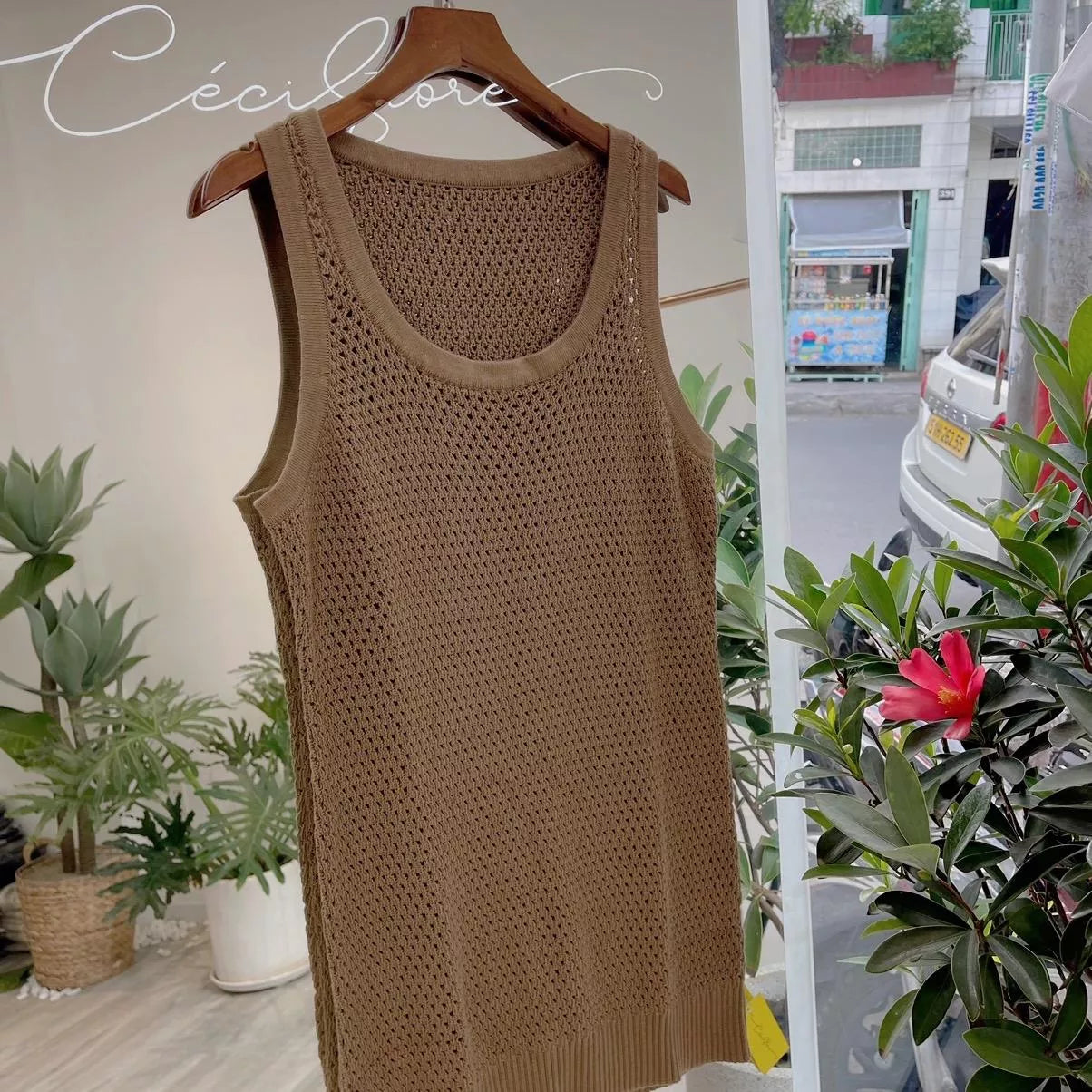 Ceci Sleeveless Knit Top