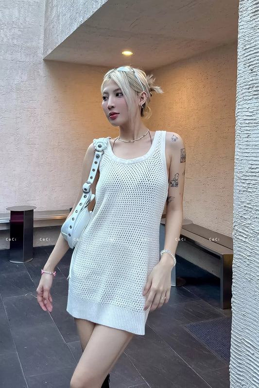 Ceci Sleeveless Knit Top