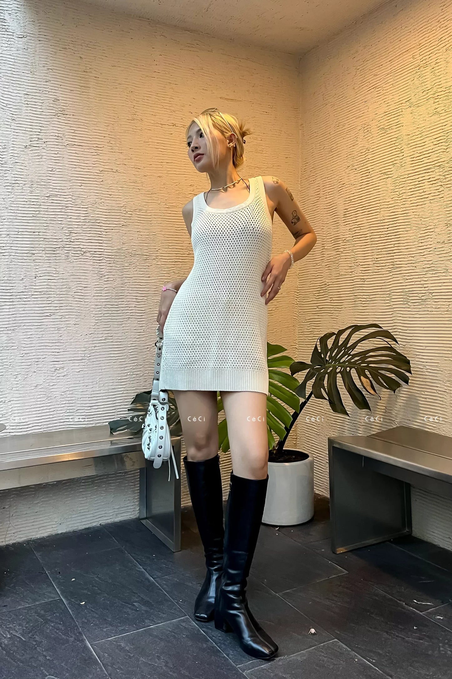 Ceci Sleeveless Knit Top