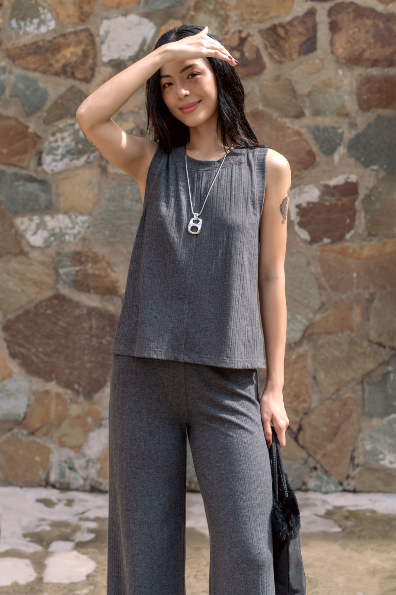 Libe Ribbed Tank Top (Pre-order)