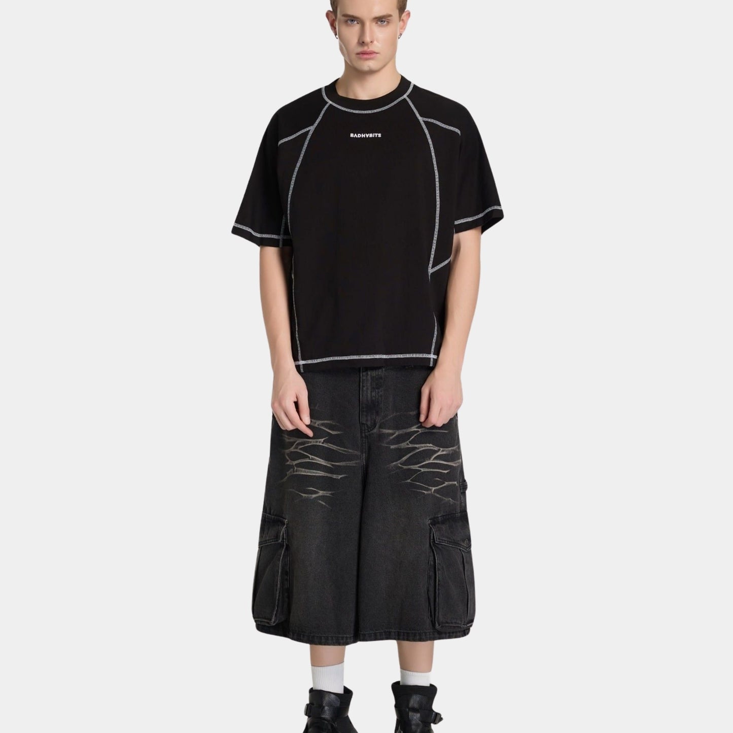 Bad Habits Stitch Boxy Tee
