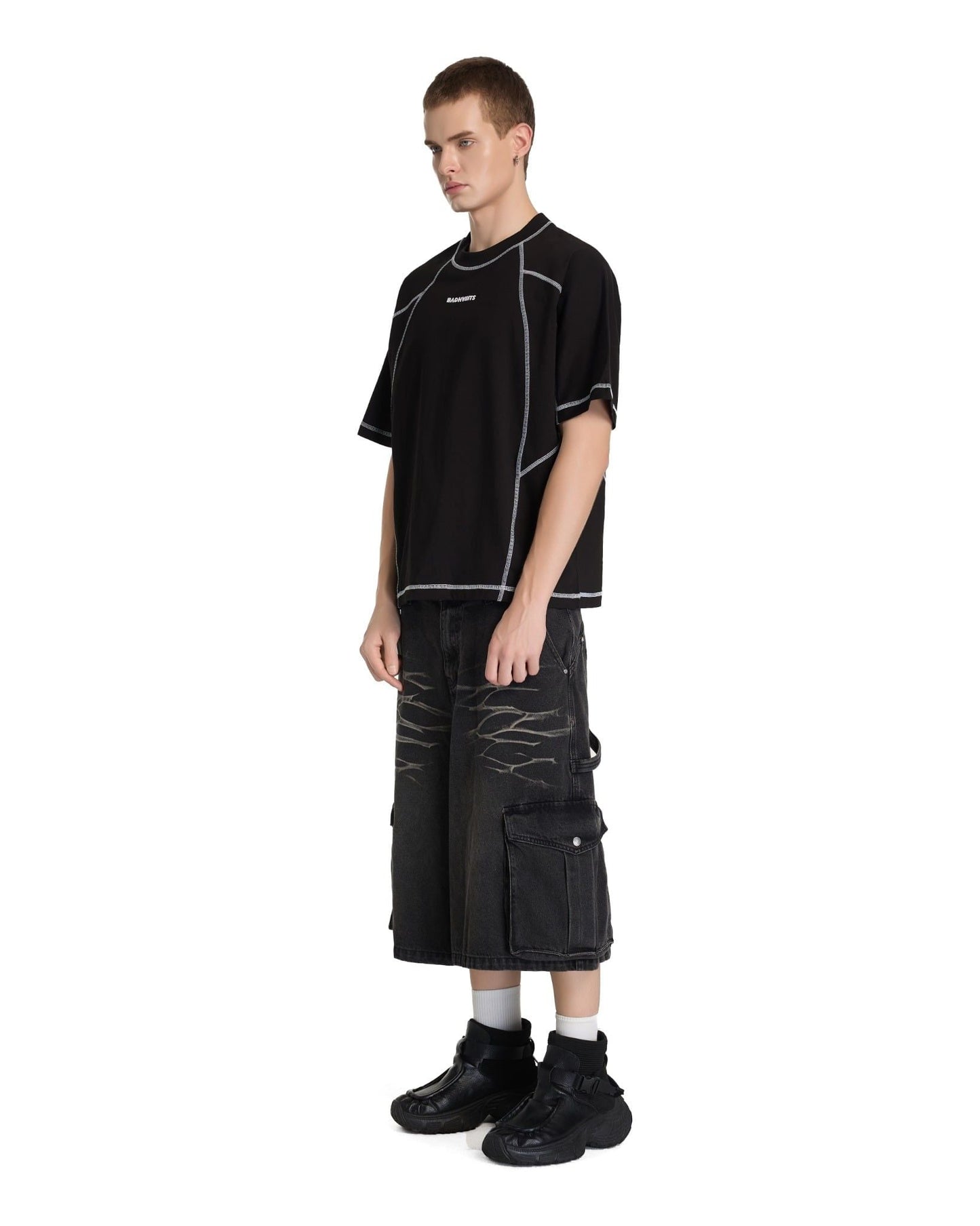 Bad Habits Stitch Boxy Tee