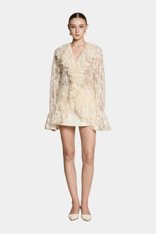Huong Boutique Romantica Lace Blouse