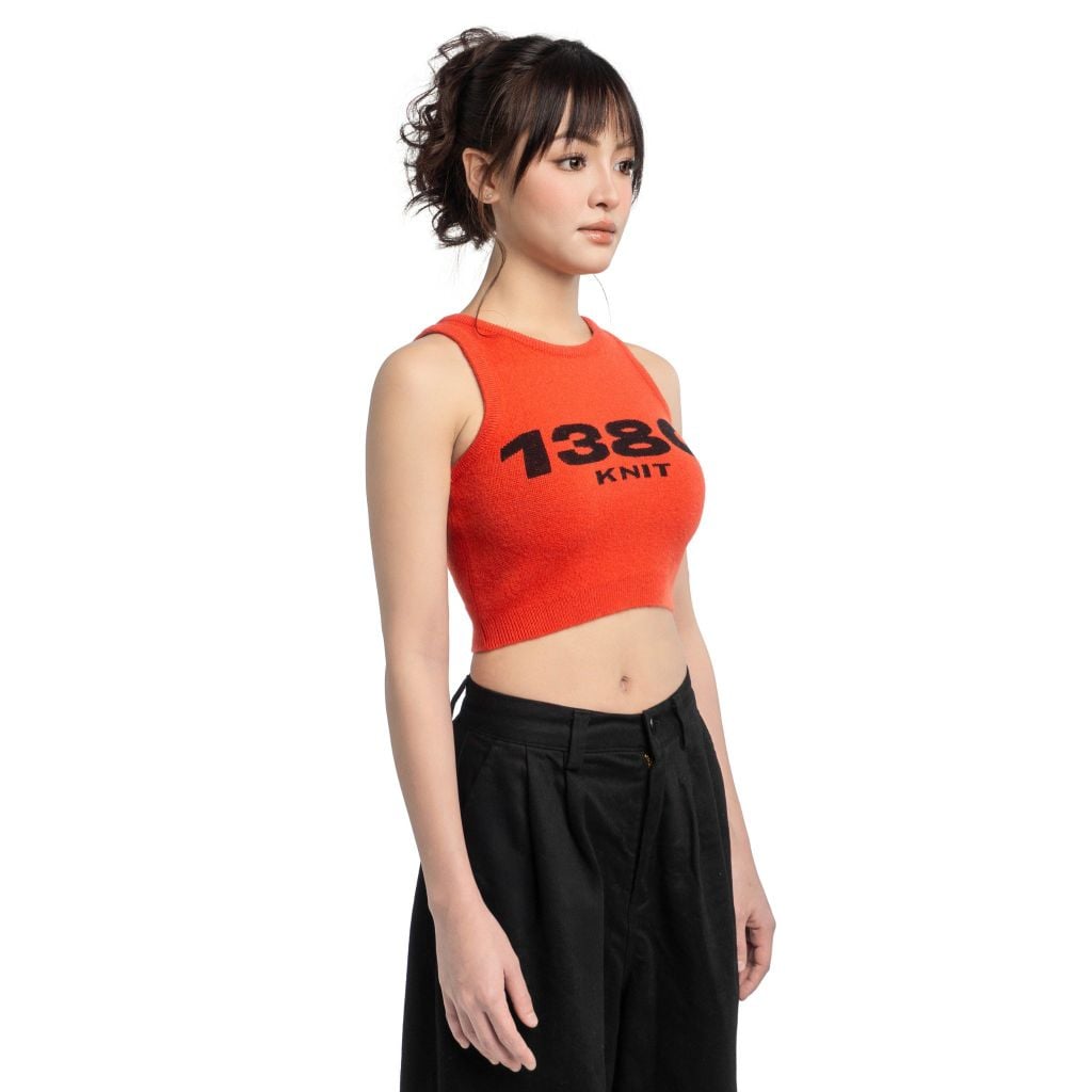 138Cknit Passionate Love Knit Croptop