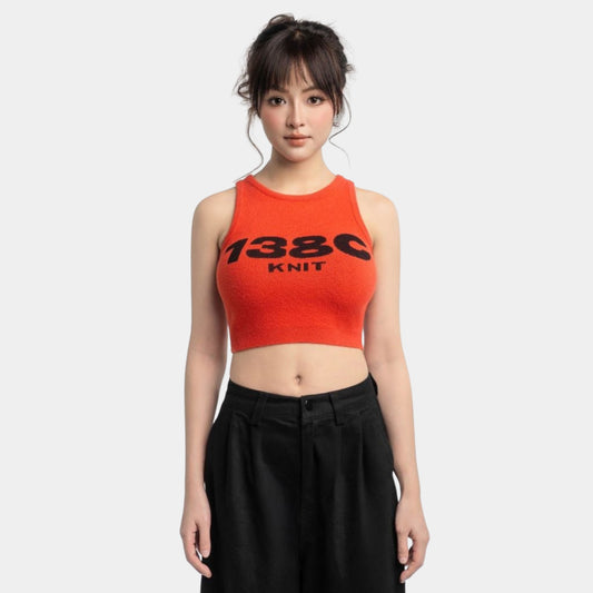 138Cknit Passionate Love Knit Croptop