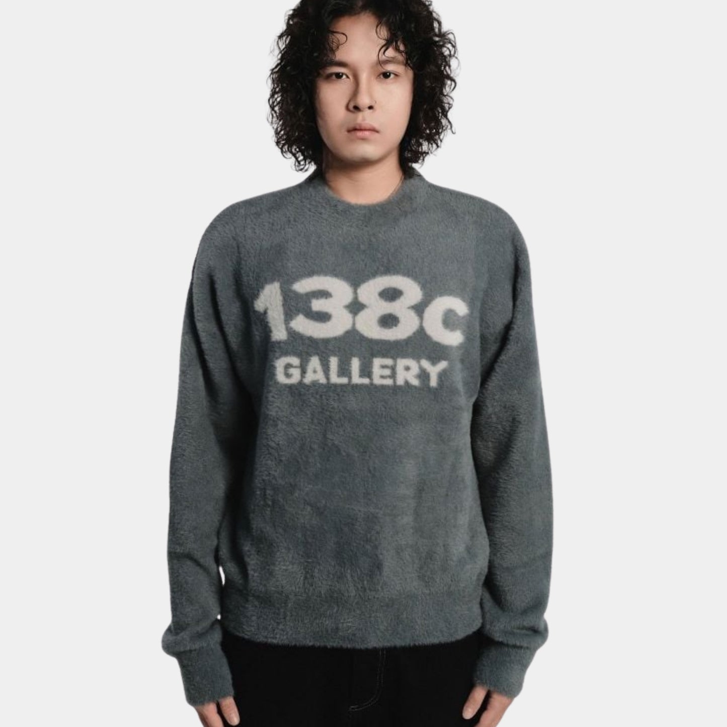 138Cknit True Love Knit Fuzzy Sweater