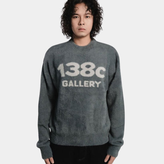138Cknit True Love Knit Fuzzy Sweater
