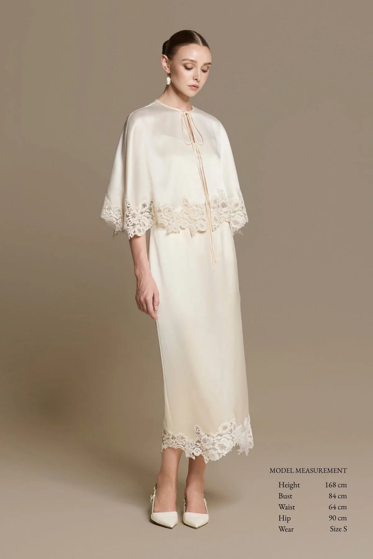 Huong Boutique Velour Silk Cape
