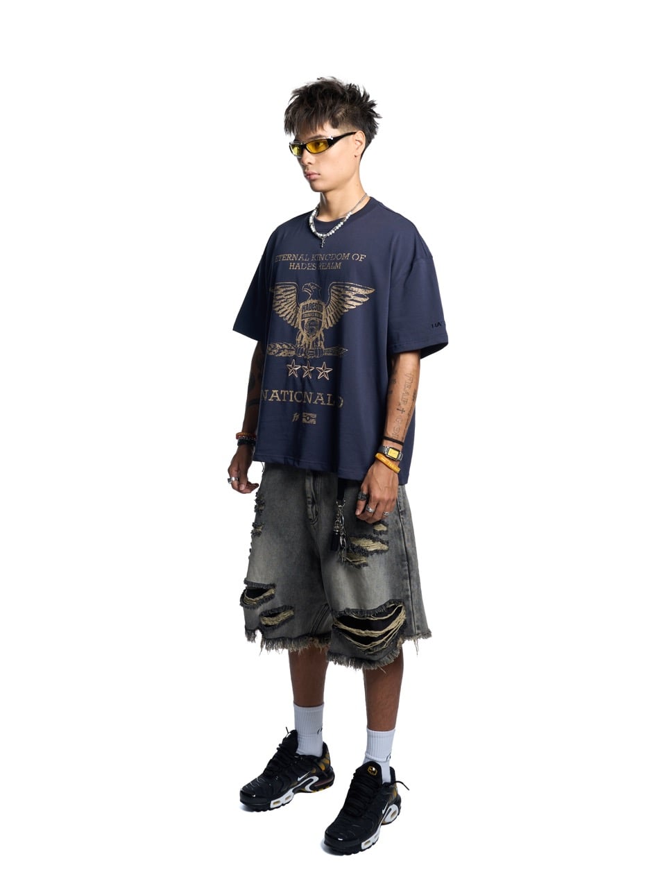 Hades Star Crush Wash Jean Shorts