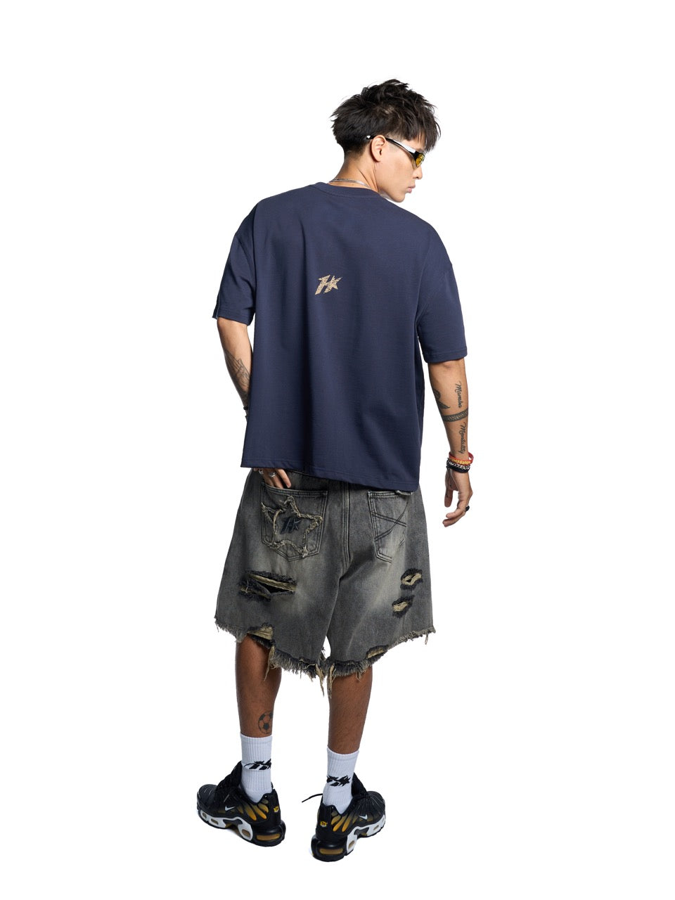 Hades Star Crush Wash Jean Shorts