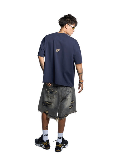 Hades Star Crush Wash Jean Shorts