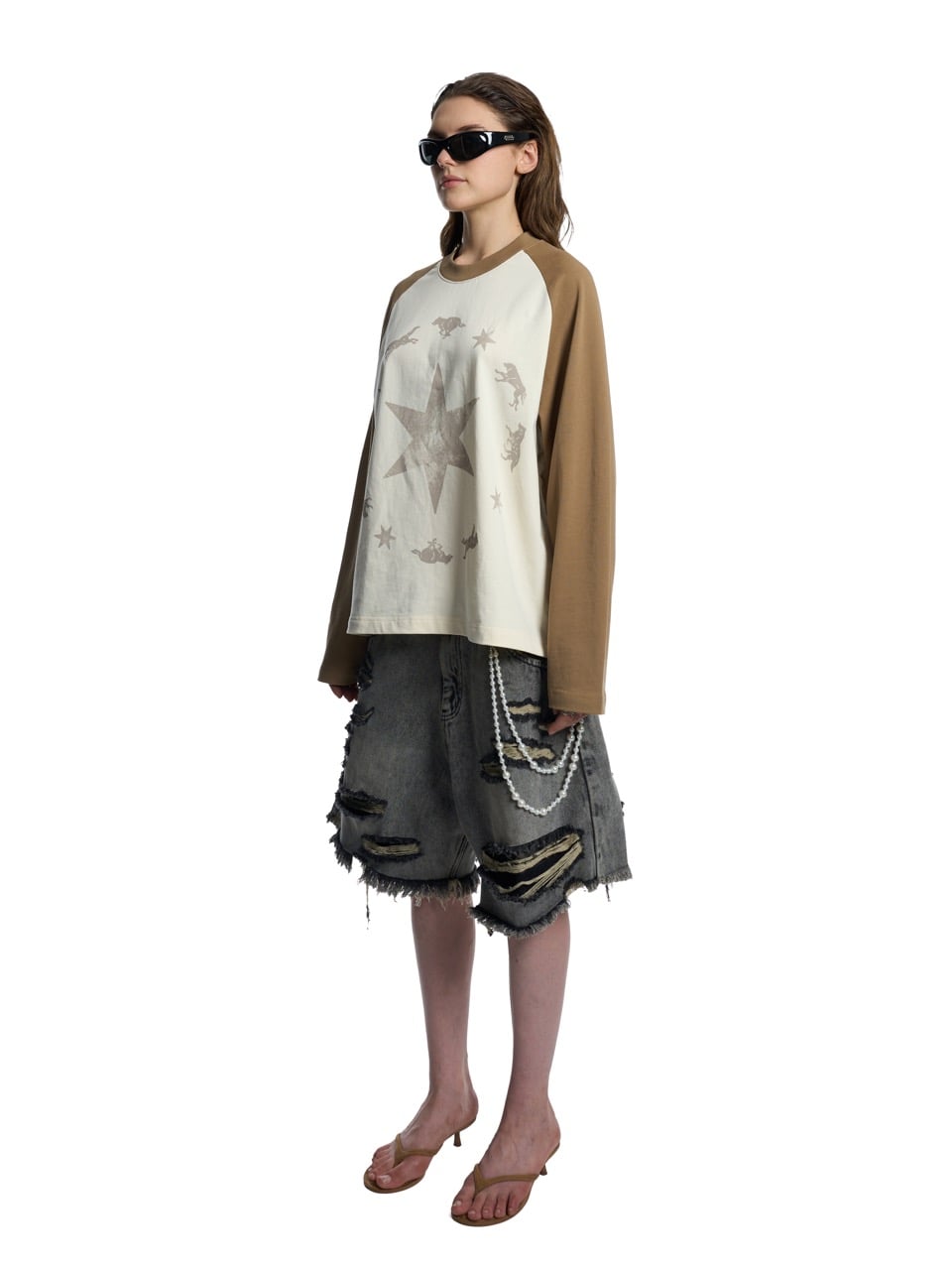 Hades Wolfpack Raglan - Brown