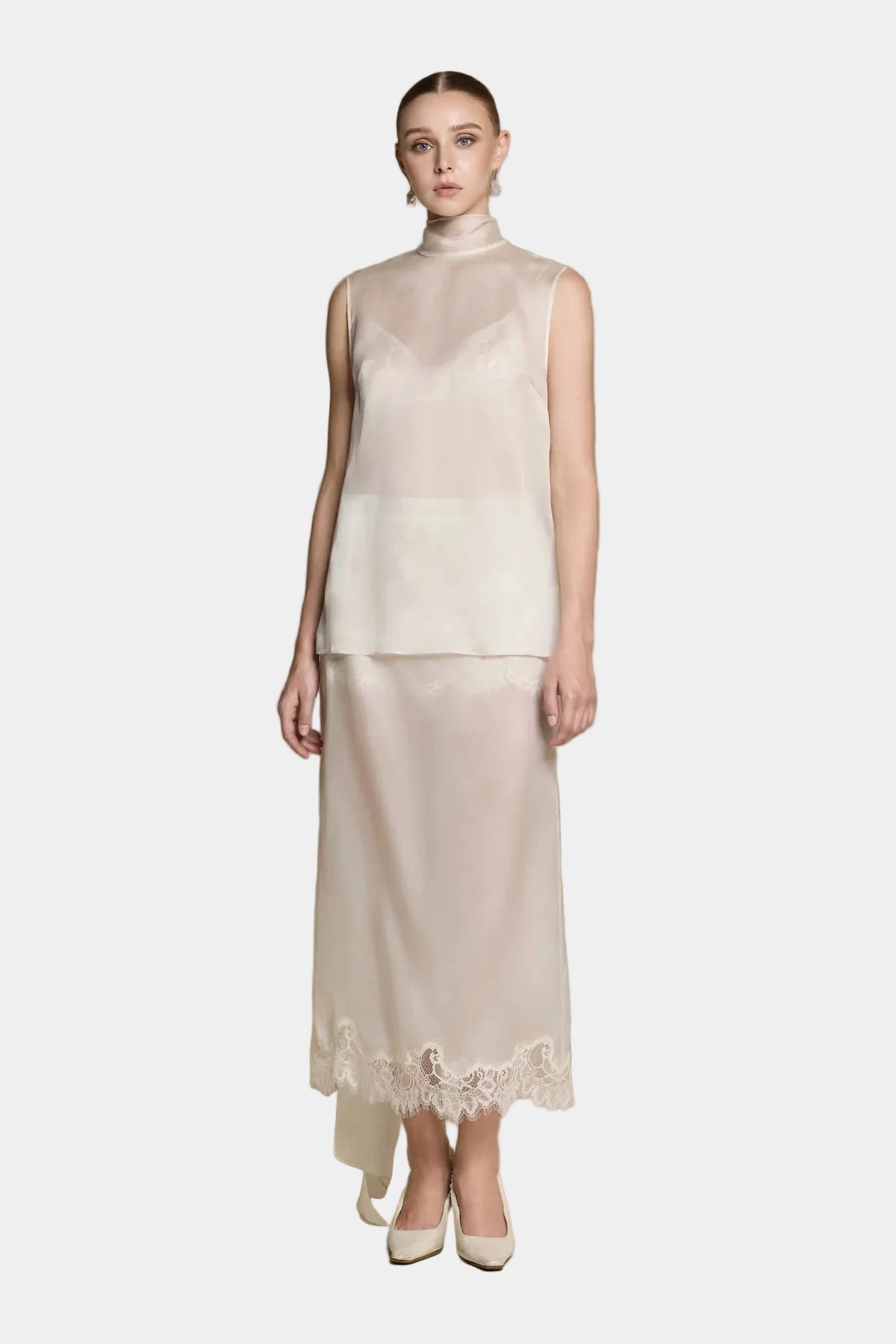 Huong Boutique Transparia Organza Top