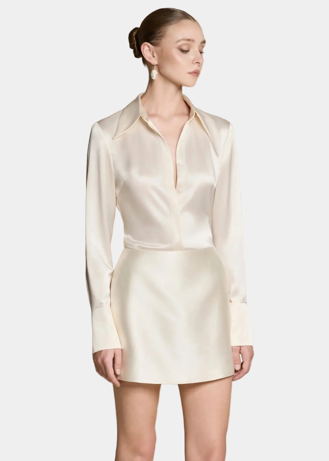 Huong Boutique Lush Silk Shirt