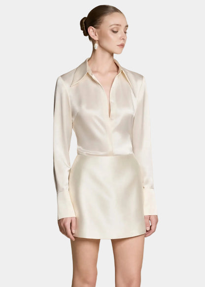 Huong Boutique Lush Silk Shirt