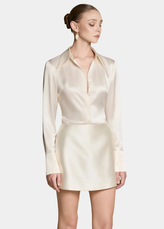 Huong Boutique Lush Silk Shirt