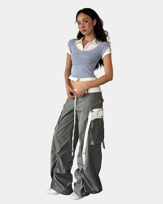 Aiai Studio Lynx Parachute Cargo Pants