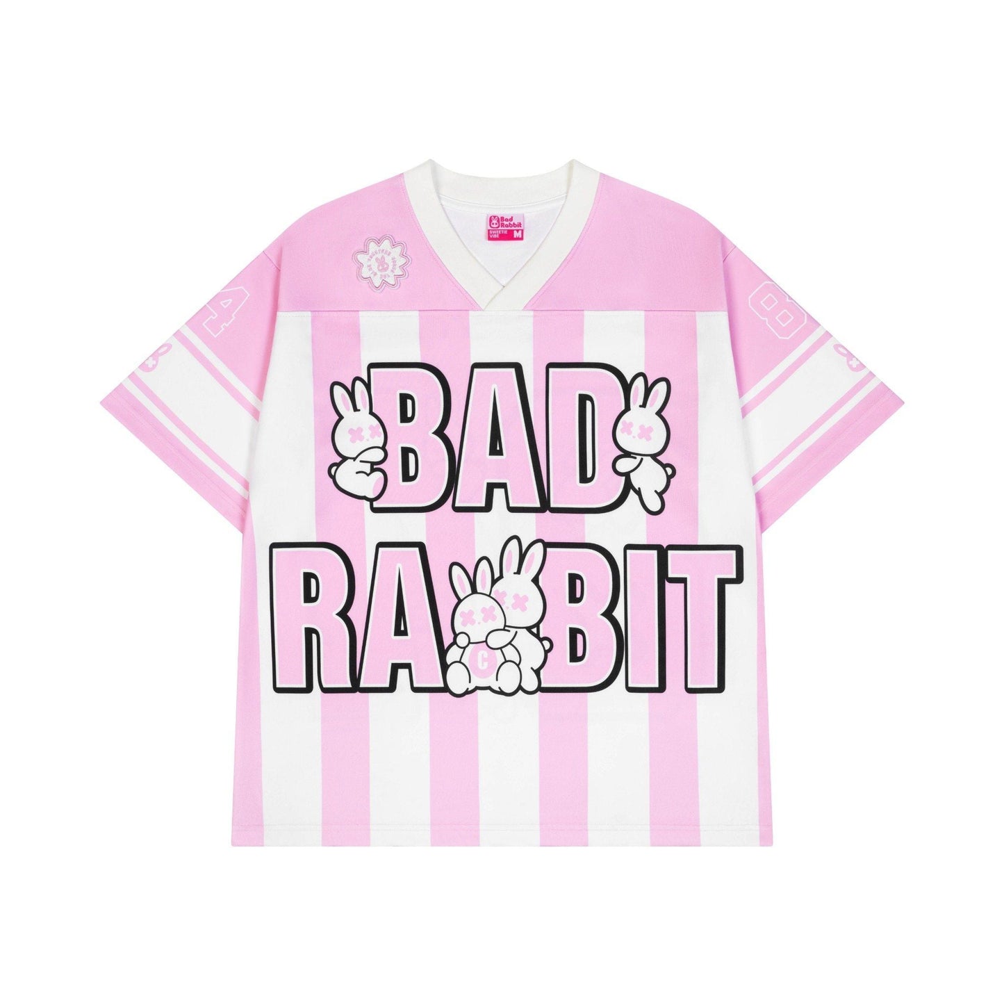 Bad Rabbit Club Baby Pink Jersey Tee