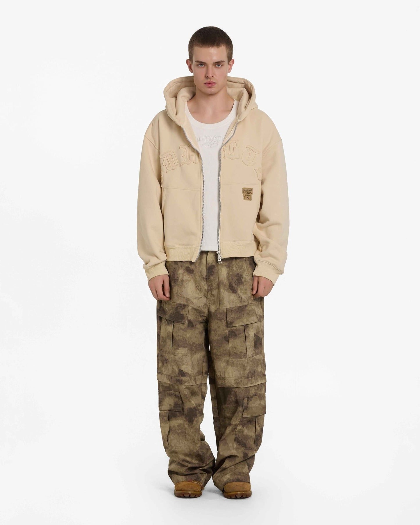 Bad Habits Waru Hoodie - Cream