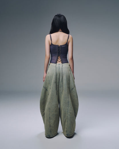 Bunny Hill Melios Mesh Top (Dark Blue)