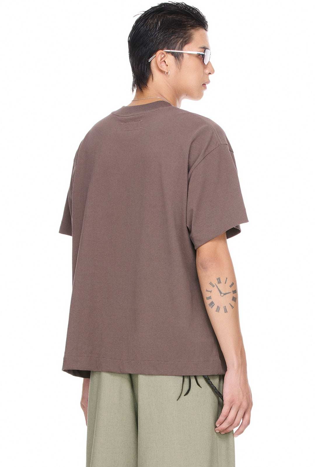 The Beuter Blank Mocha Boxy T-Shirt