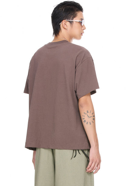 The Beuter Blank Mocha Boxy T-Shirt