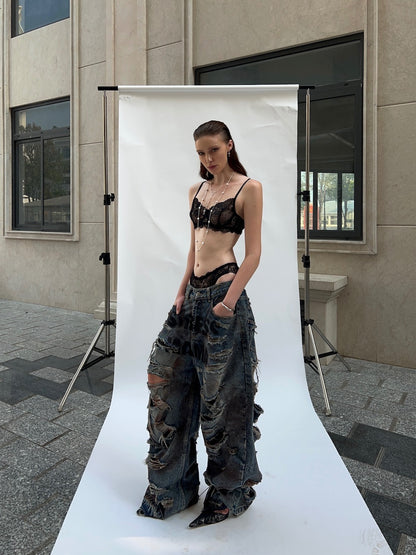 Stressmama Destroyed Jeans (Ready to ship)