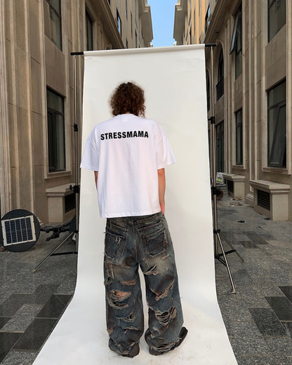 Stressmama Destroyed Jeans (Ready to ship)