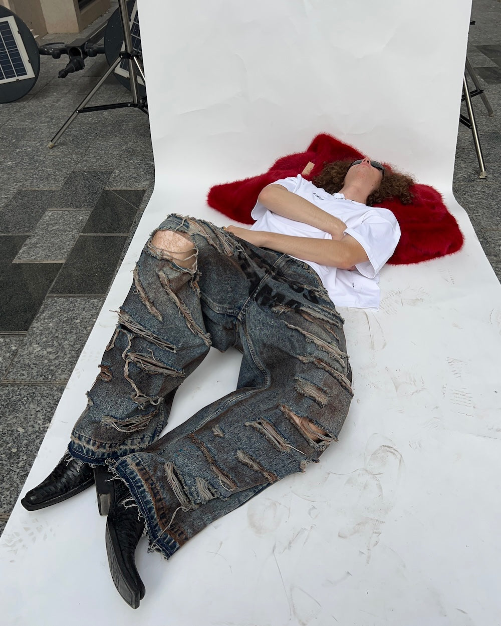 Stressmama Destroyed Jeans (Ready to ship)