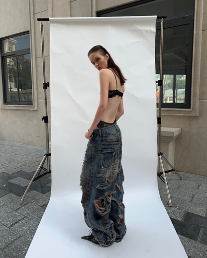 Stressmama Destroyed Jeans (Ready to ship)