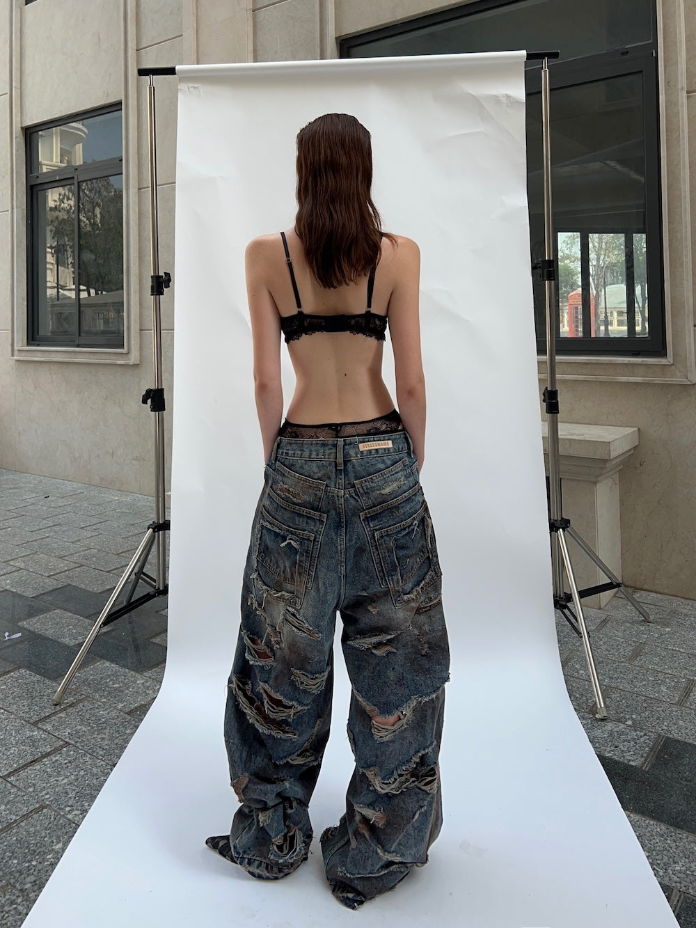 Stressmama Destroyed Jeans (Ready to ship)