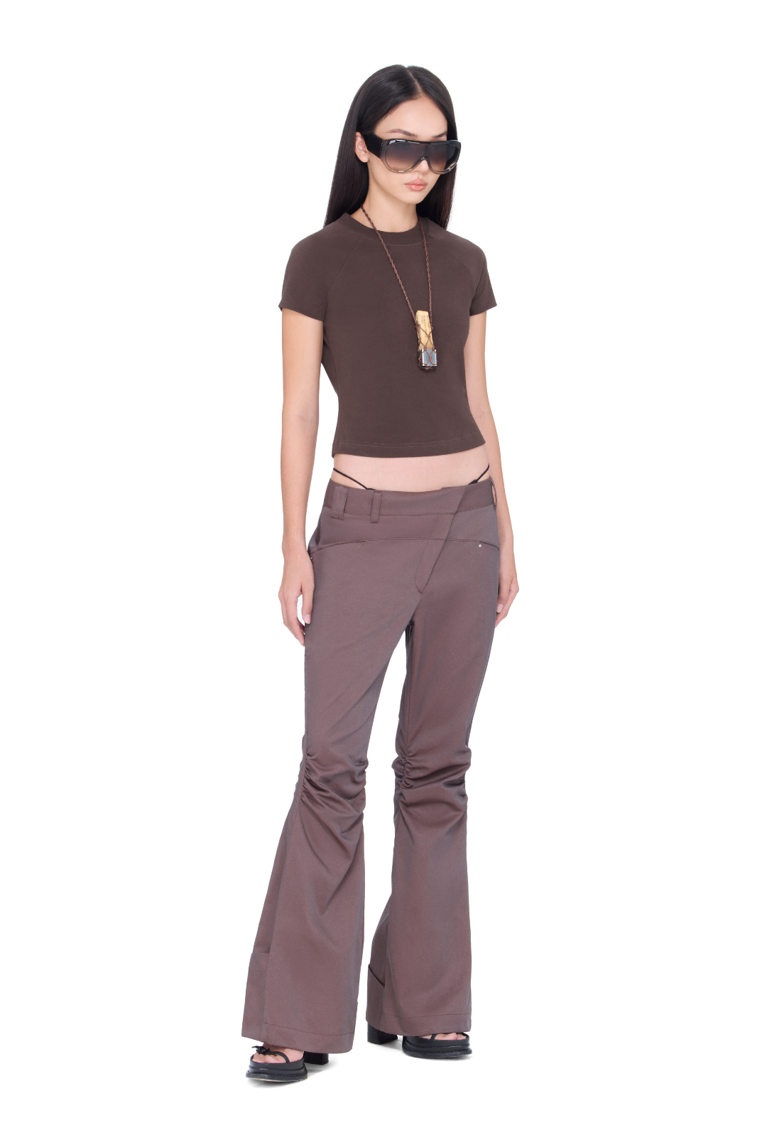 The Beuter Ss25 Wmns Mocha Flare Trouser