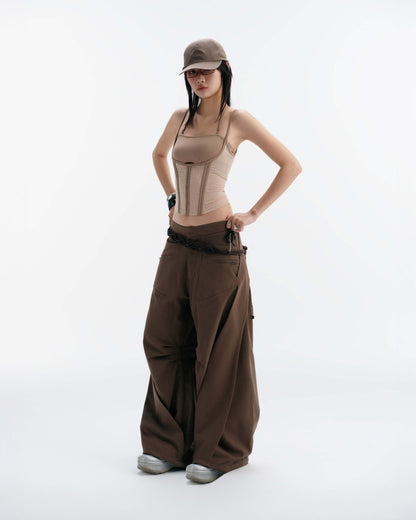 Bunny Hill Melios Mesh Top (Beige)