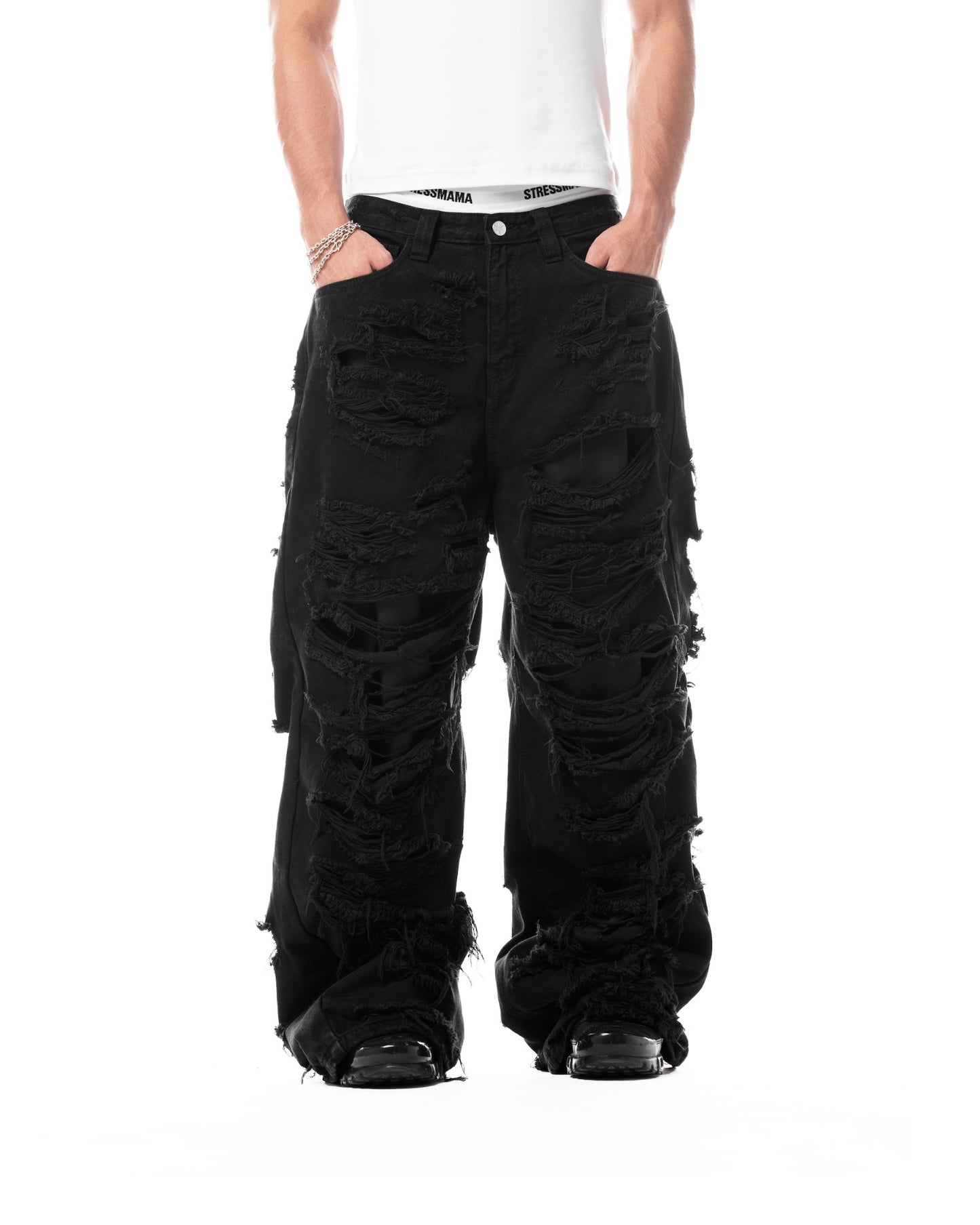 Stressmama Mamafia Distressed Jeans