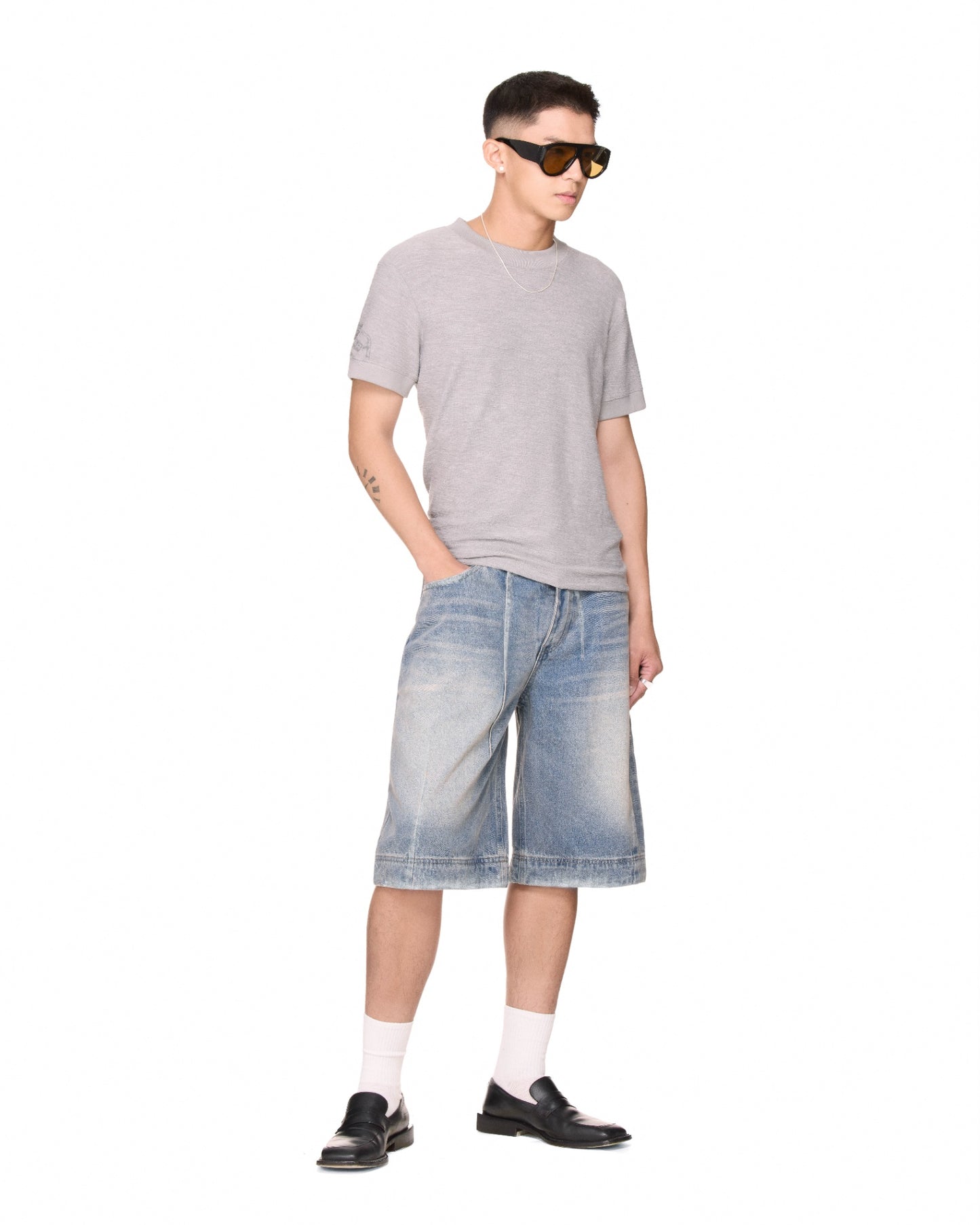 The Beuter Ringer T-Shirt - Grey