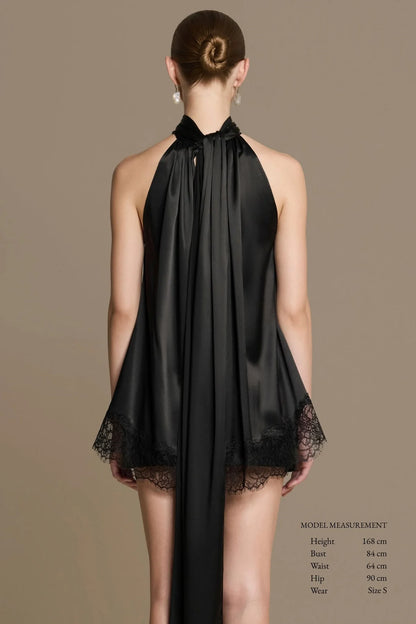 Huong Boutique Nocturne Silk Top
