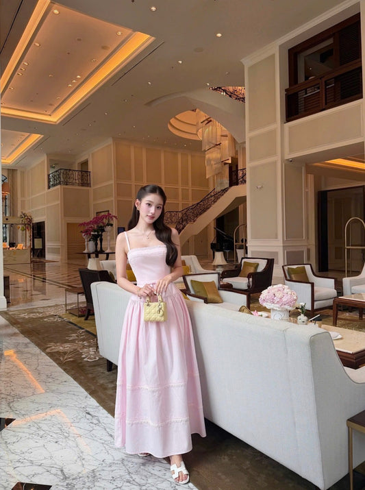 Chouchou Roselle Bow Midi Dress