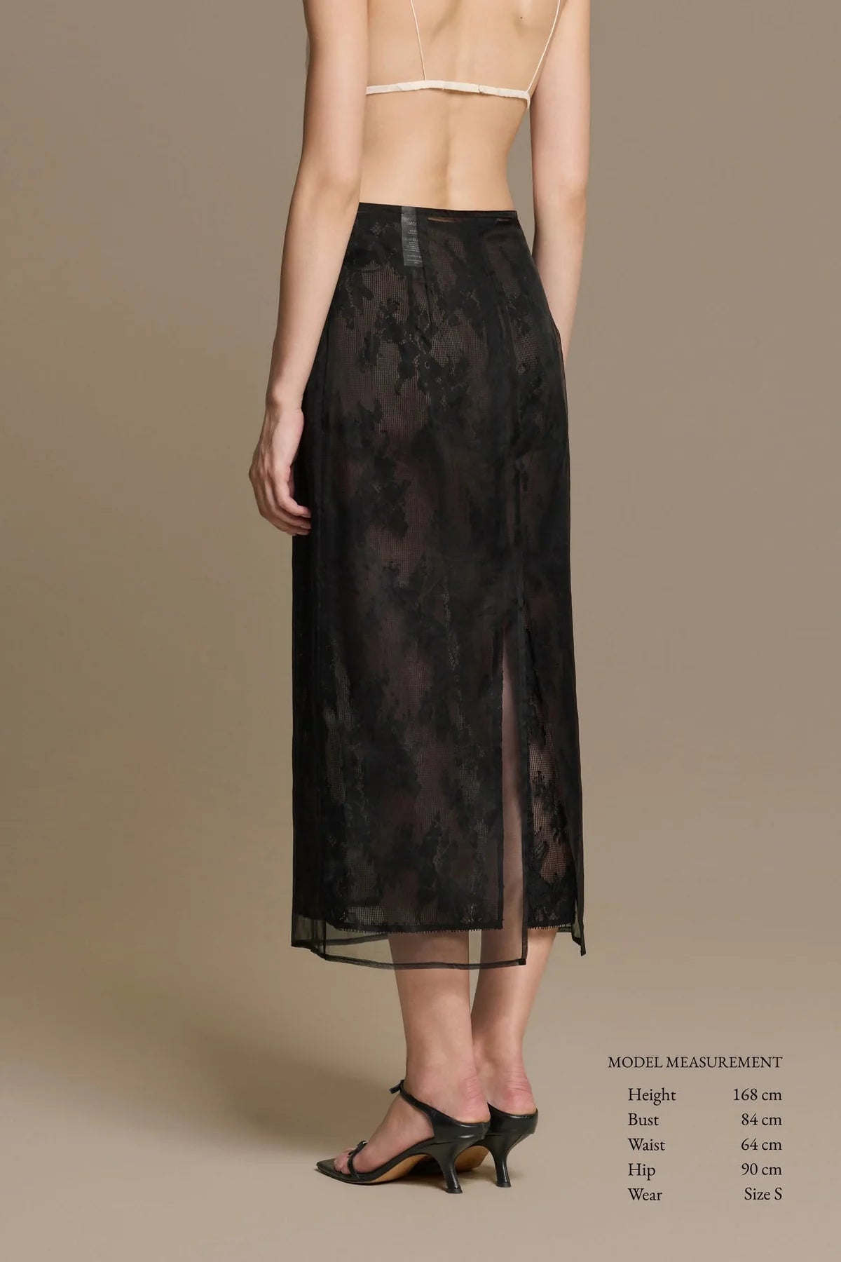 Huong Boutique Translucent Two-layer Skirt