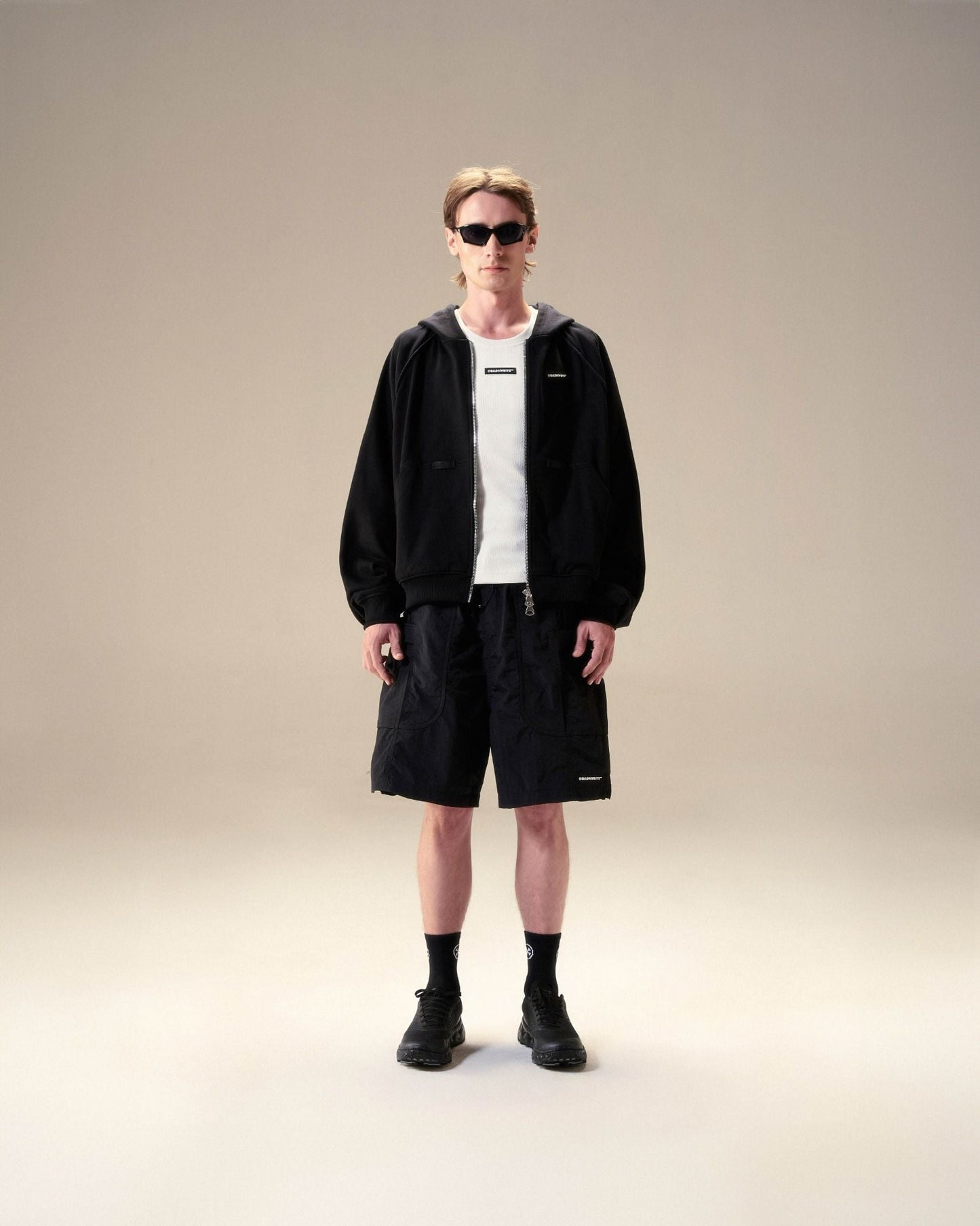 Bad Habits S-On The Go Zip Hoodie - Black