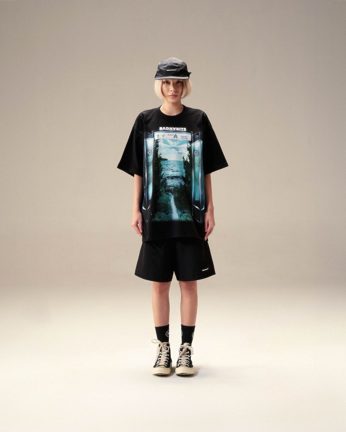 Bad Habits S-Wild Station Tee - Black