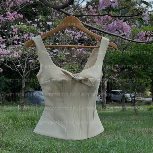 Yellow Petal Fall Corset - Delivery in 48h