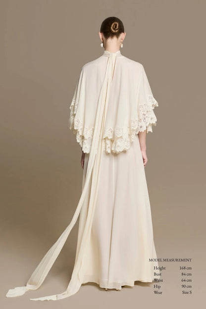 Huong Boutique Zephyr Lace Cape