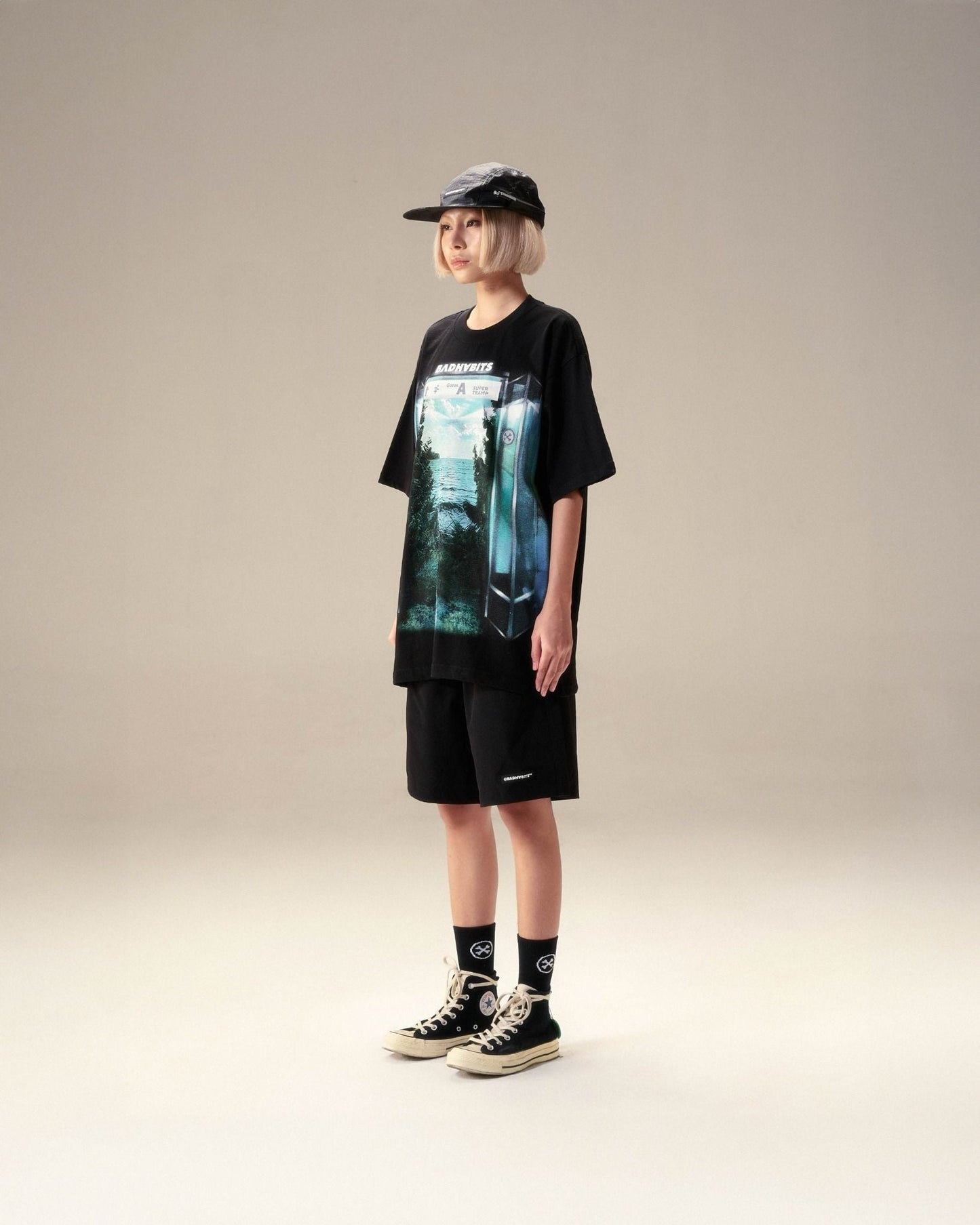 Bad Habits S-Wild Station Tee - Black