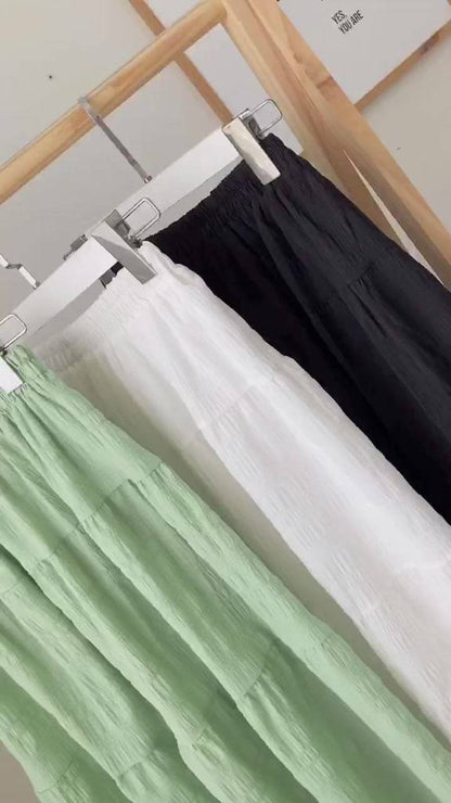 Nhien Vintage Tiered Skirt Bv27 (Pre-order)